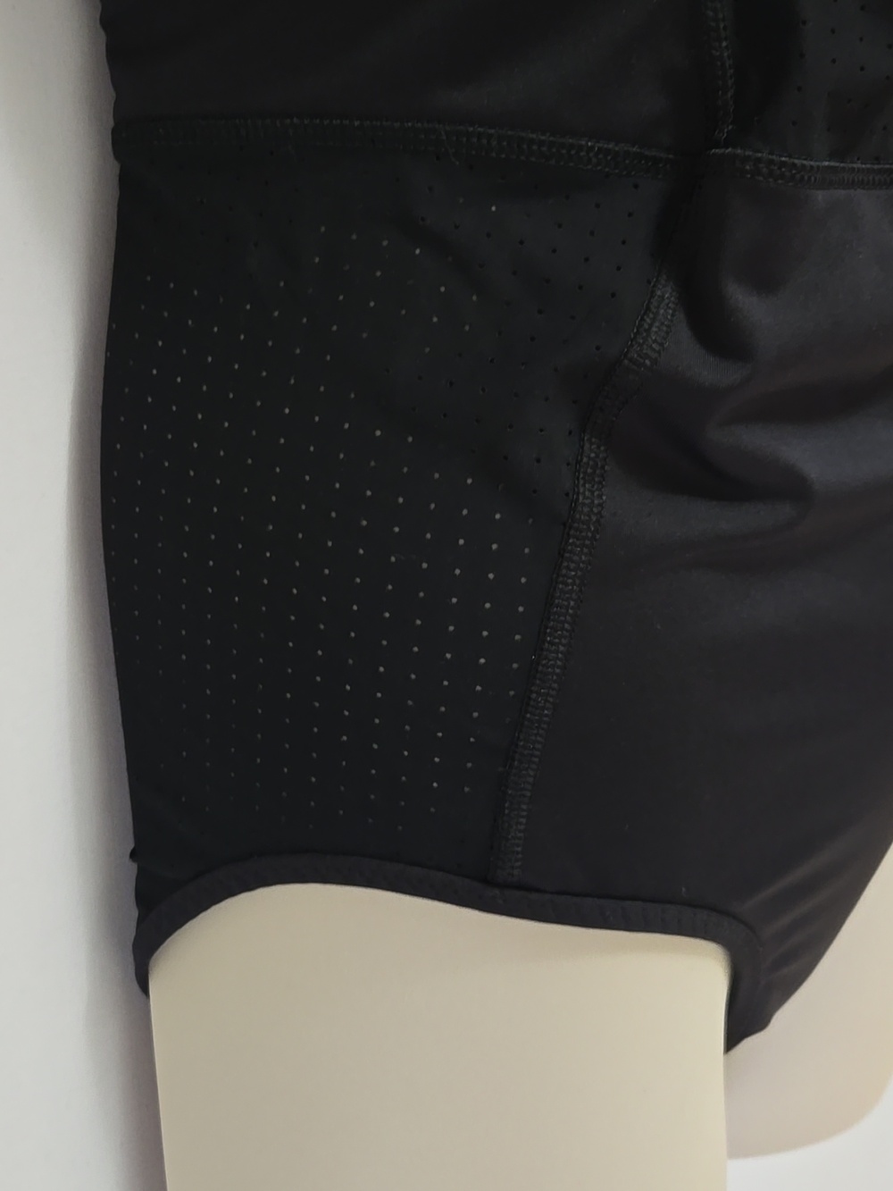 Athleta Cross Train Black One Piece Swimsuit Racerback Zipper Leash Pull Cord L - Picture 6 of 16